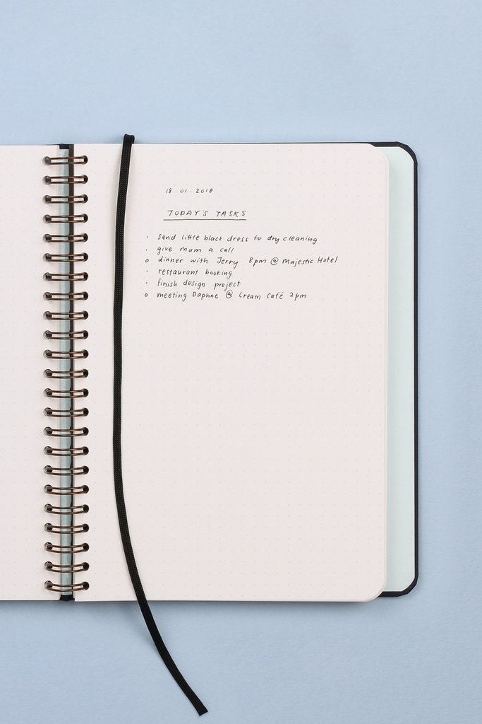 Mossery The ribbon bookmark sure is a nice little addition to the planner.